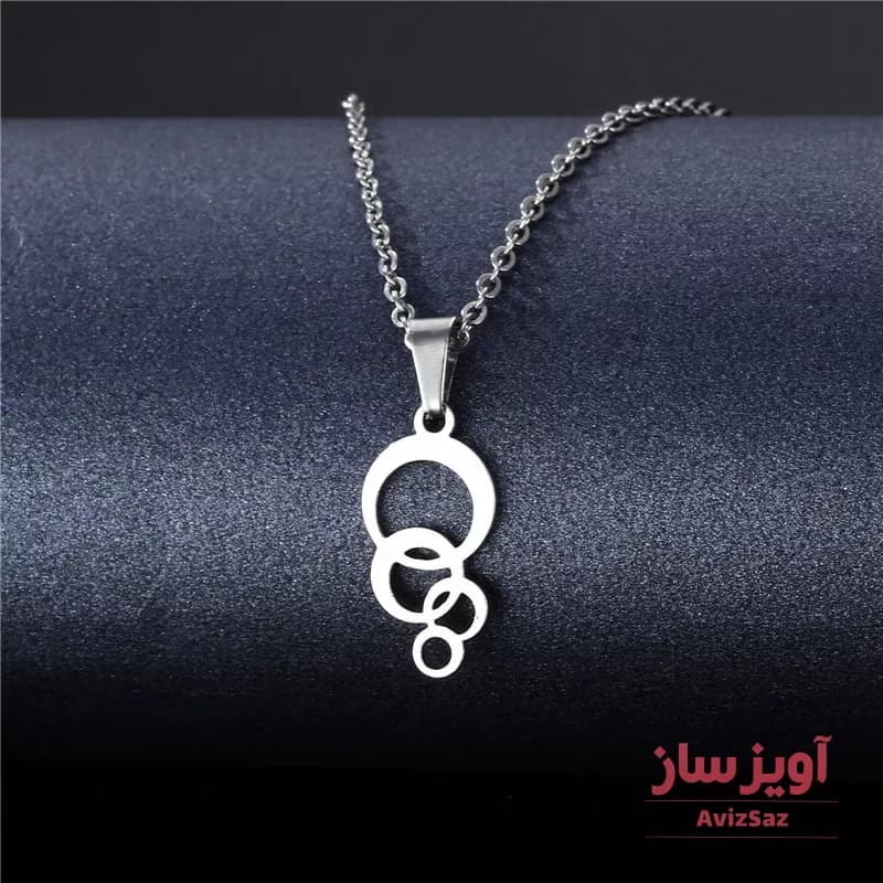 گردنبند دایره هندسی کد 102470