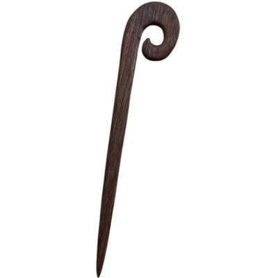 گیره مو زنانه مدل پین مو چوبی کانابرا