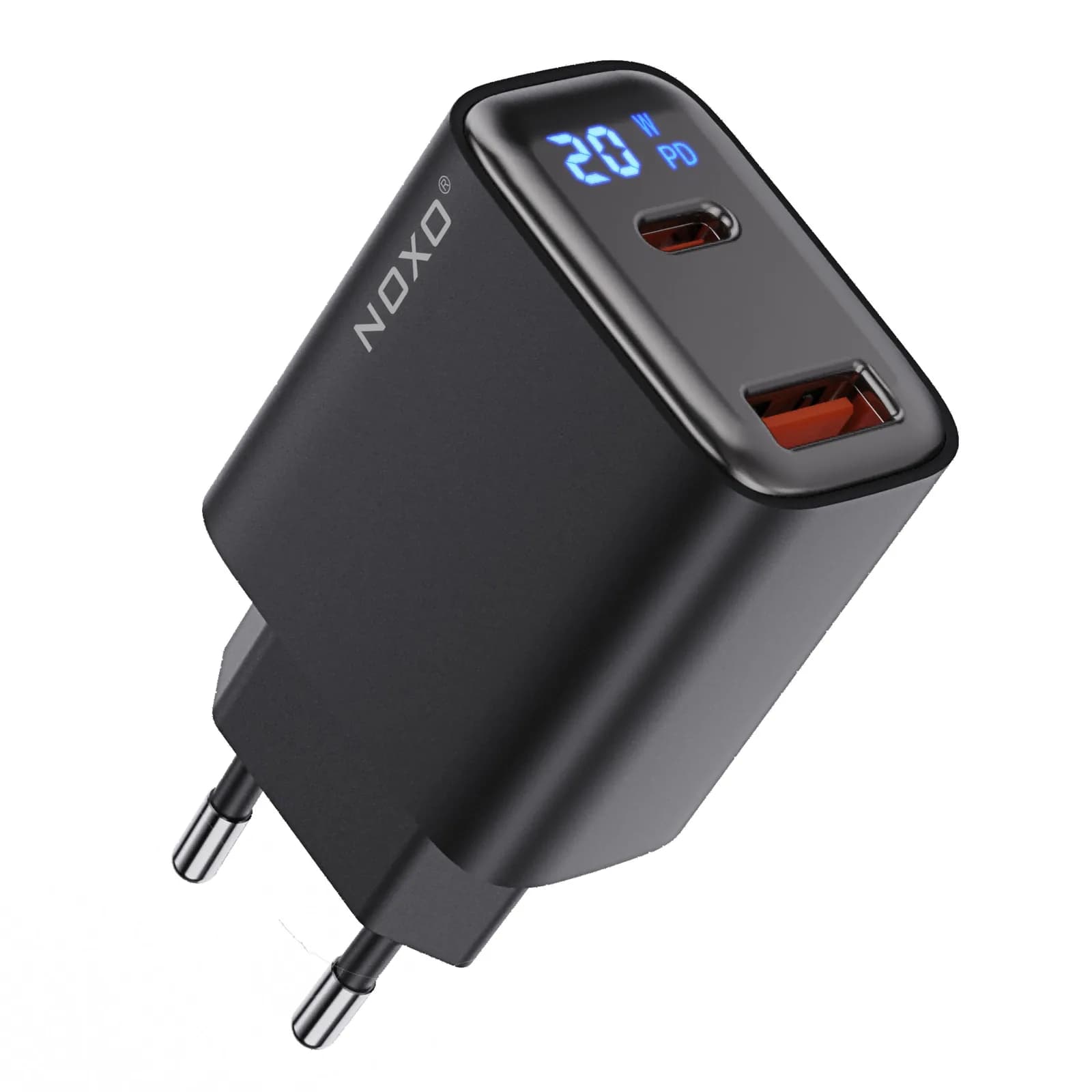 شارژر دیواری 20 وات دو پورت نوکسو مدل CHN-6 EU — تصویر ۲