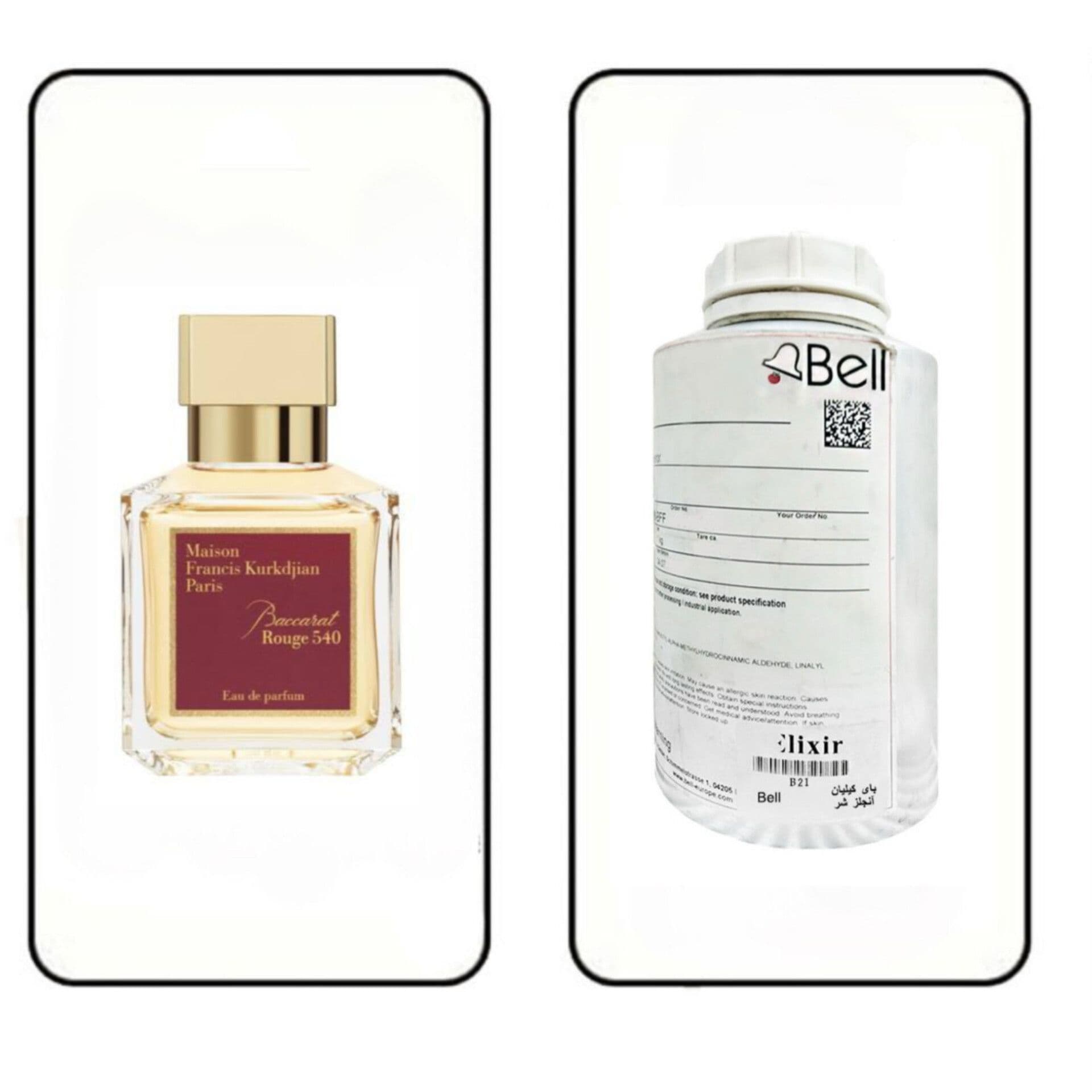 عطر گرمی باکارات رژ برند بل (BELL)