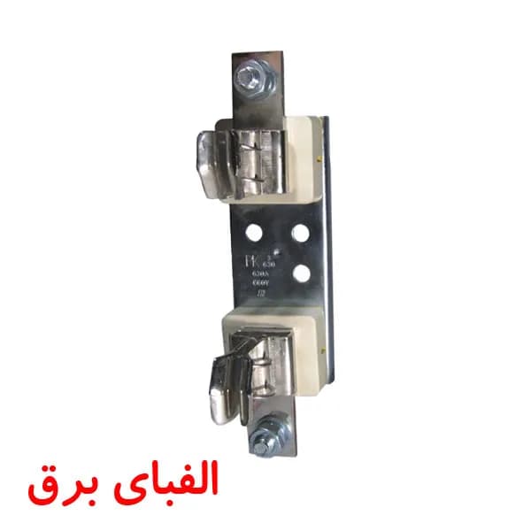 پایه فیوز کاردی فلزی 160 آمپر بدون حفاظ 1 پل M8*M8 سایز 00 ای تی آی — تصویر ۲