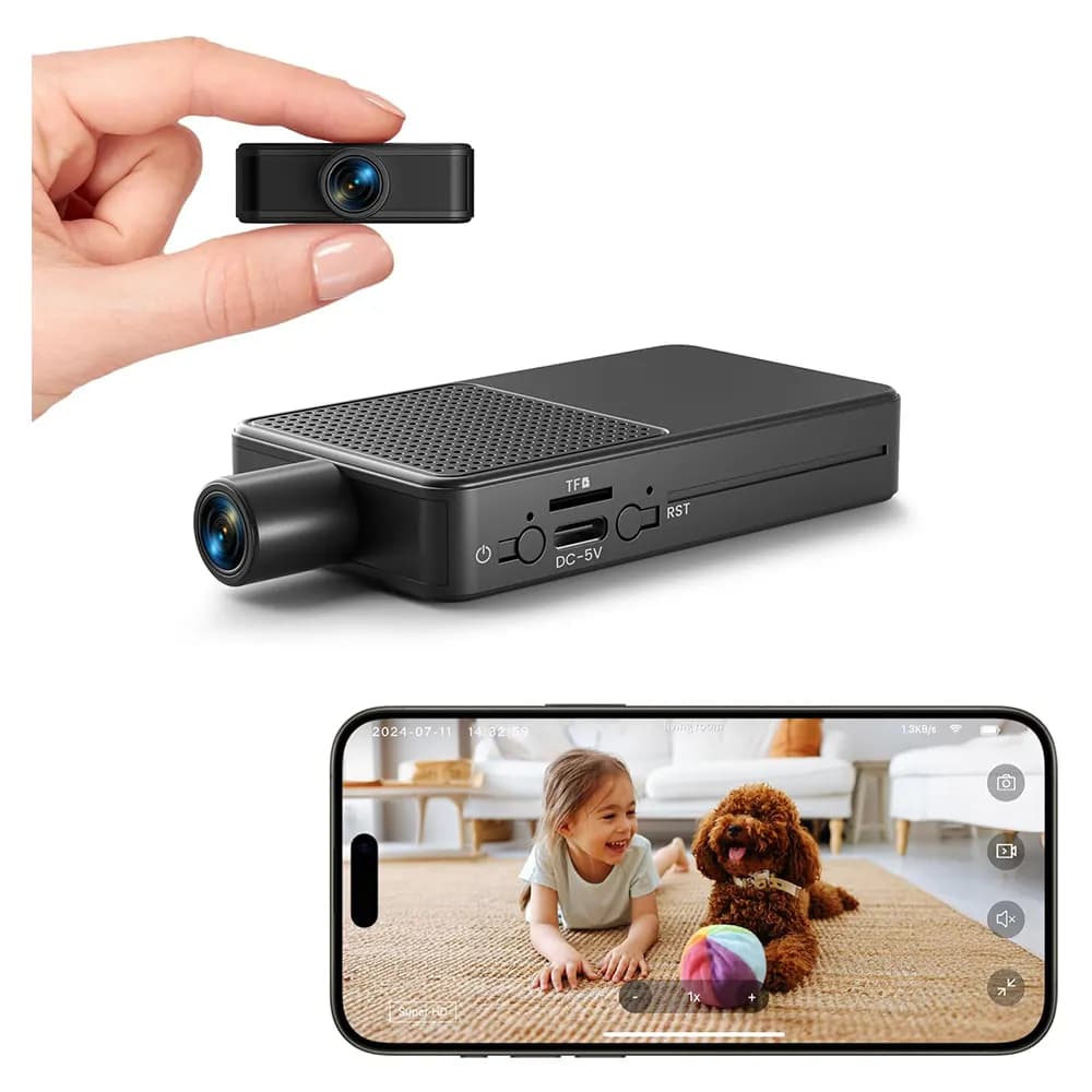 دوربین مینی مخفی وایفای HD برند Digimore با باتری 10 ساعته، دید در شب و تشخیص حرکت مدل LN02