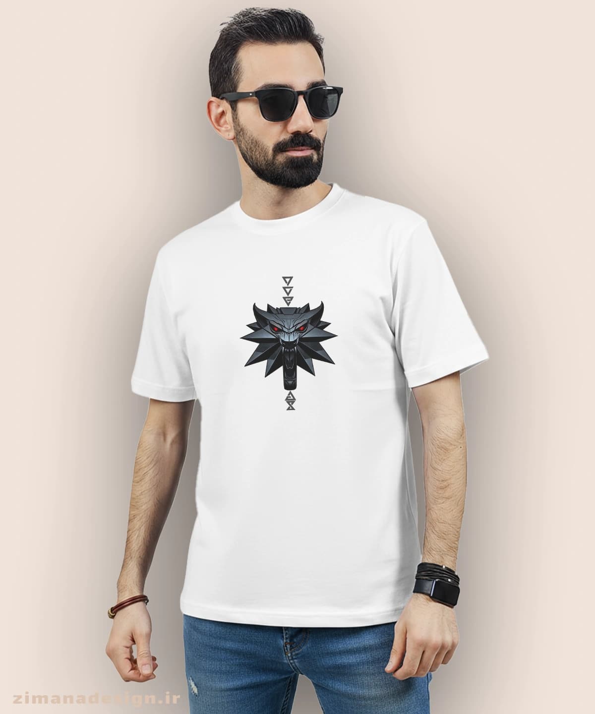 تیشرت مردانه و زنانه طرح ویچر کد 988 — تصویر ۸