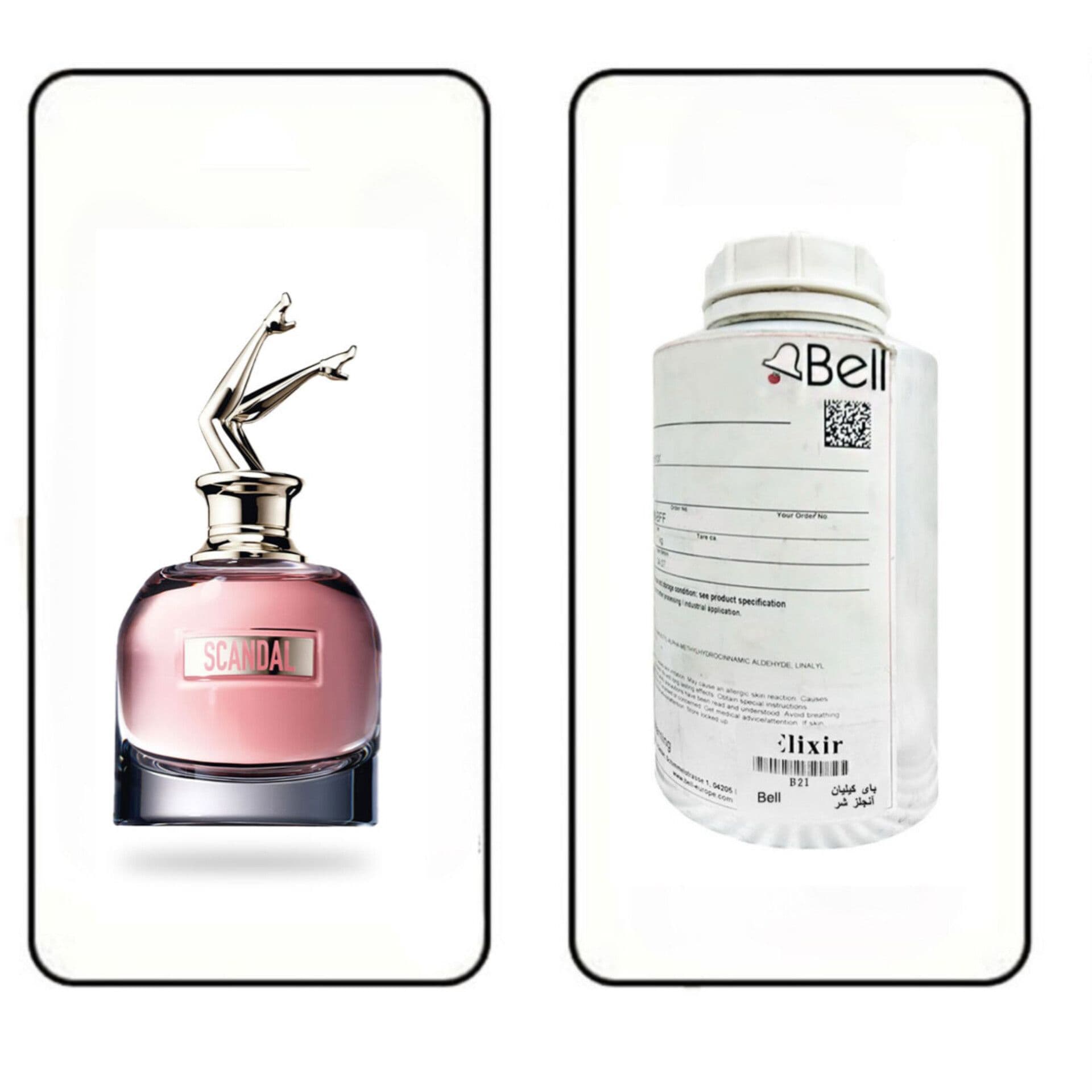عطر گرمی اسکندل برند بل(BELL)