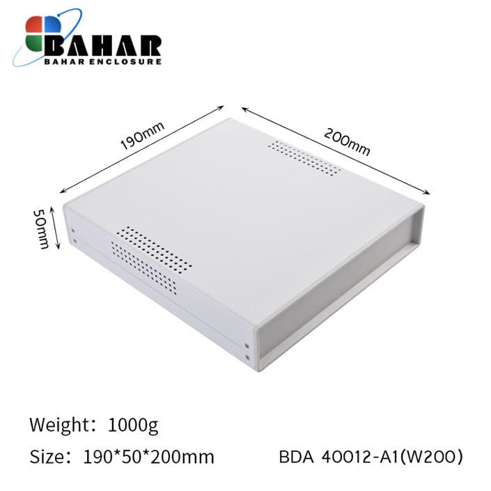 BDA 40012-A1 W200 جعبه فلزی با پانل پلاستیکی