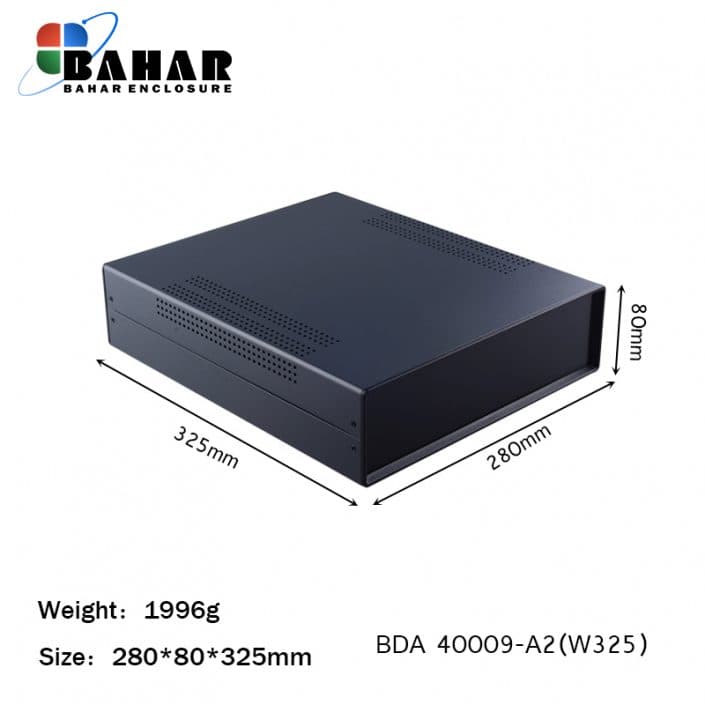 BDA 40009-A2 W325 جعبه فلزی با پانل پلاستیکی