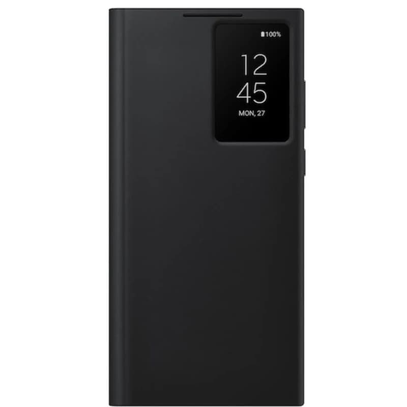 کیف کلاسوری هوشمند اصل سامسونگ مدل Clear View Cover مناسب برای گوشی موبایل سامسونگ Galaxy S22 Ultra (مشکی-ویتنام) — تصویر ۲