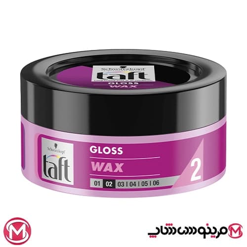 واکس مو تافت سری GLOSS شماره ۲ حجم ۷۵میل