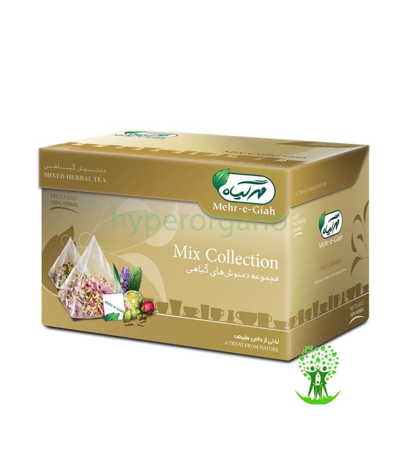 مجموعه دمنوش گیاهی 14 عددی مهرگیاه
