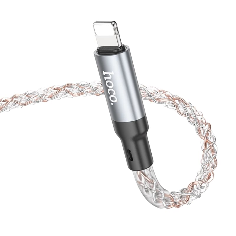 کابل شارژ 20 وات Lightning به USB-C هوکو مدل U112 طول1 متر — تصویر ۵
