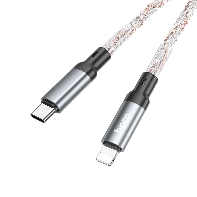 کابل شارژ 20 وات Lightning به USB-C هوکو مدل U112 طول1 متر — تصویر ۴