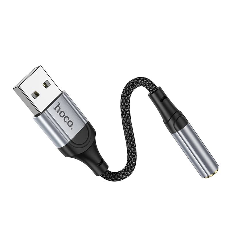 کابل مبدل صوتی برند هوکو مدل LS36 3.5MM TO USB-A — تصویر ۶