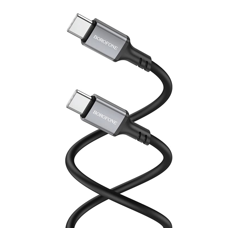 کابل شارژ 60 وات USB-C به USB-C بروفون مدل BX83 طول 1 متر — تصویر ۴