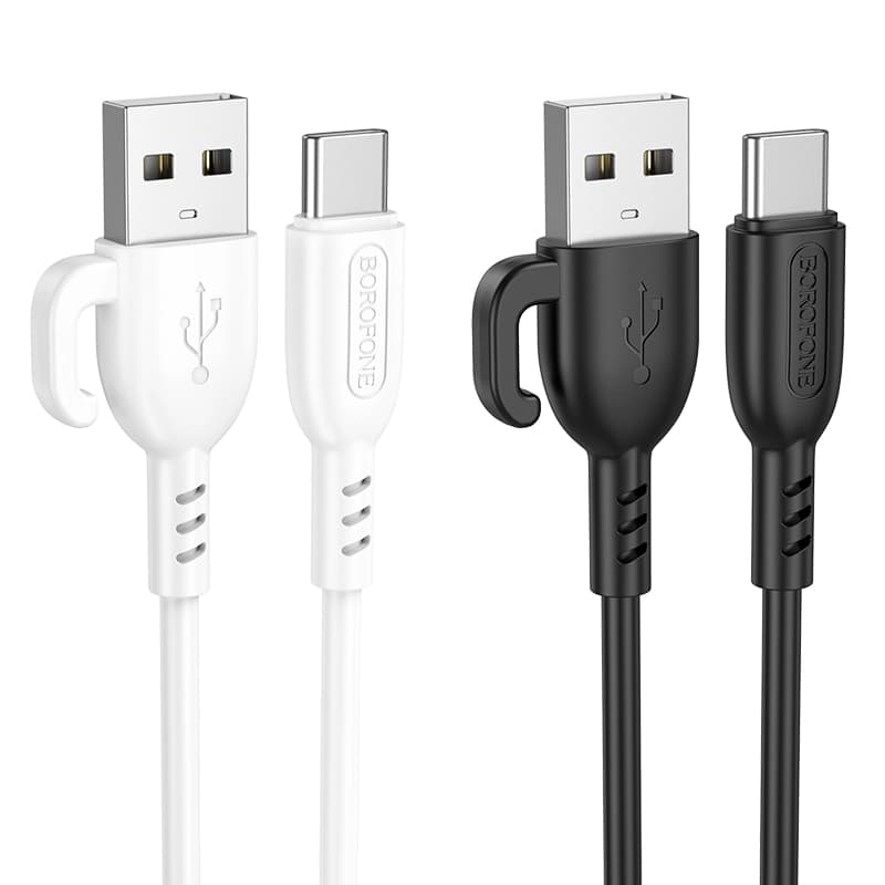 کابل شارژ USB-A به USB-C بروفون مدل BX91 طول 1 متر
