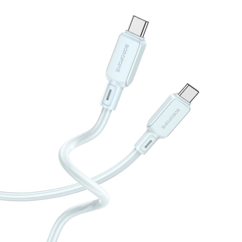 کابل شارژ 60 وات USB-C به USB-C بروفون مدل BX94 طول 1 متر — تصویر ۳