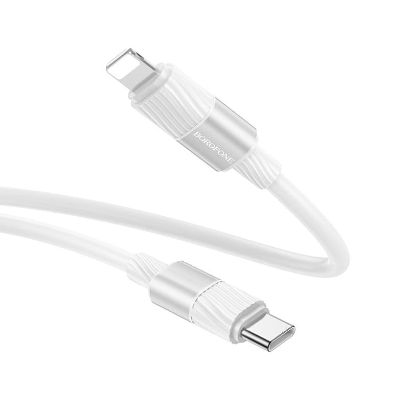 کابل شارژ 27 وات Lightning به USB-C بروفون مدل BX106 طول 1 متر — تصویر ۵
