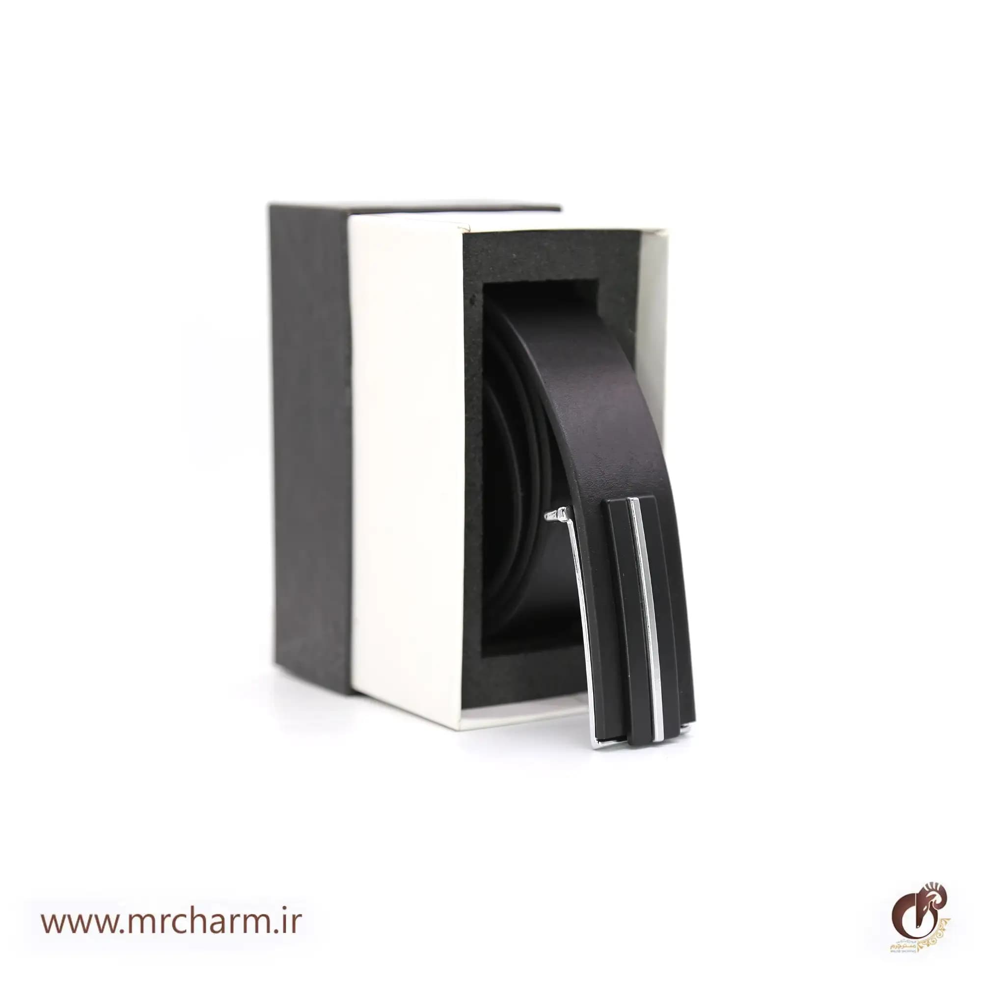 کمربند چرم مردانه mrc1517-08 — تصویر ۵