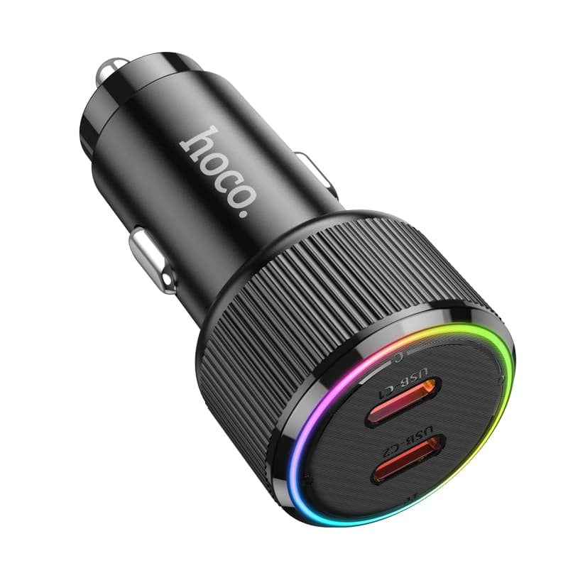 شارژر فندکی 50 وات هوکو مدل NZ14B USB — تصویر ۳