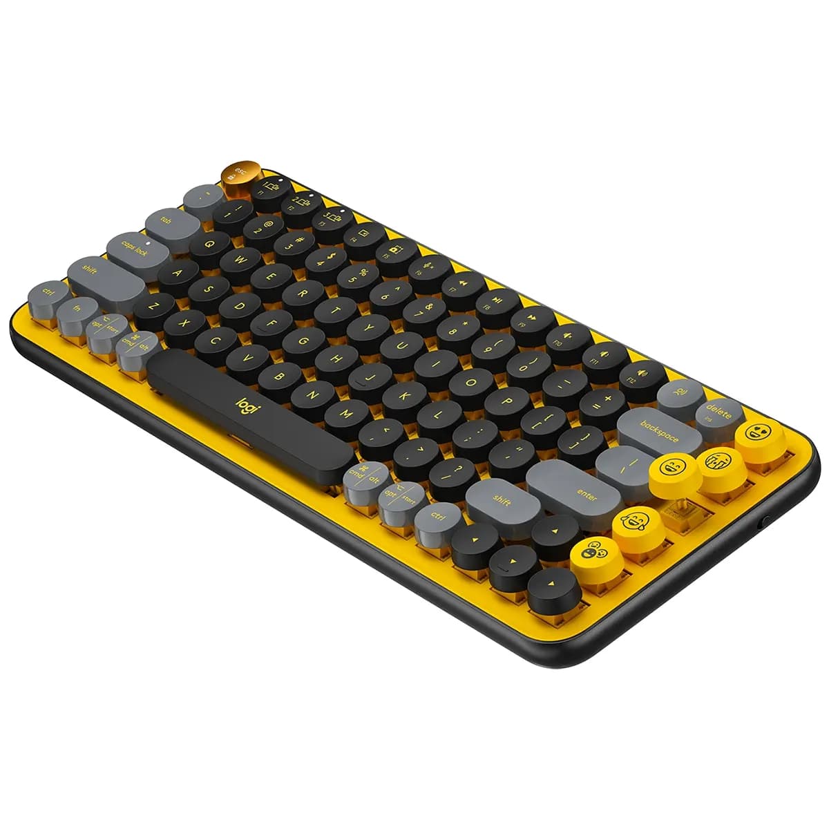کیبورد بی سیم لاجیتک مدل Logitech POP Keys Wireless Mechanical Emoji Keyboard Blast (US) — تصویر ۳