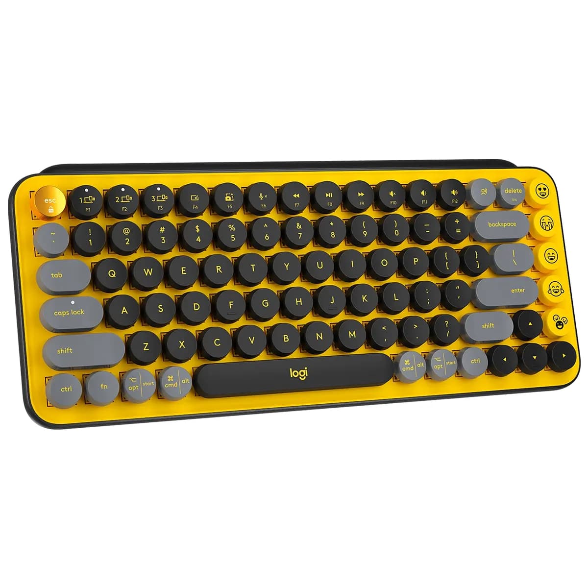 کیبورد بی سیم لاجیتک مدل Logitech POP Keys Wireless Mechanical Emoji Keyboard Blast (US) — تصویر ۲