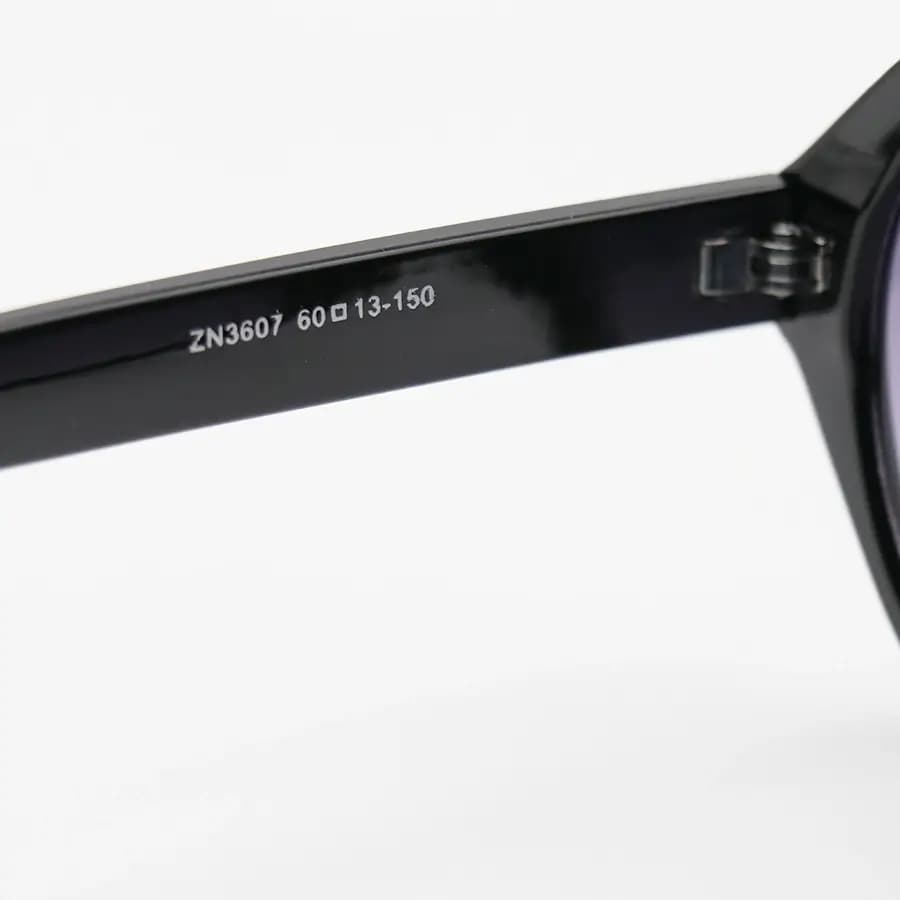 عینک آفتابی ترند گوچی با فریم شکل خلبانی، رنگ مشکی و لنز دودی سایه روشن مدل ZN3607 — تصویر ۷