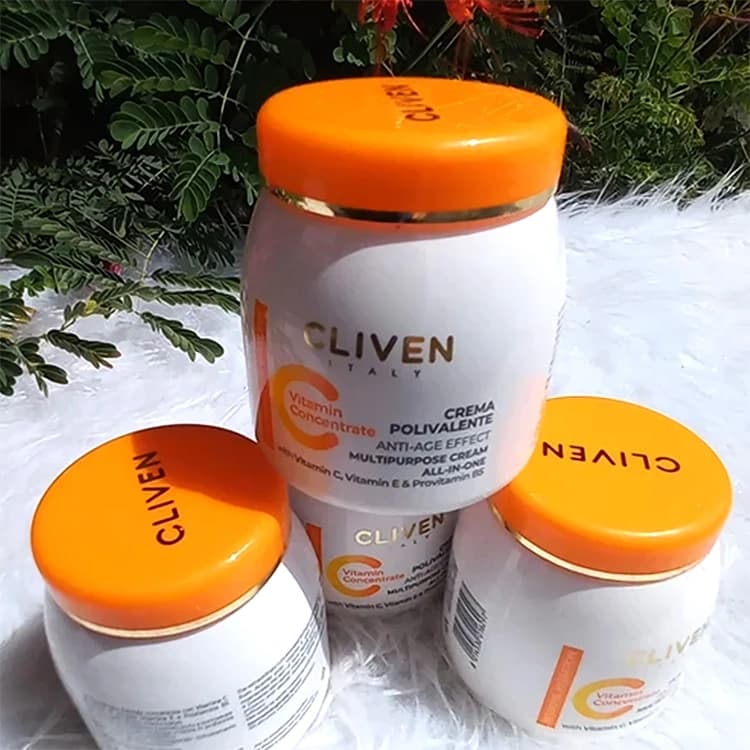 کرم مرطوب کننده و ضد لک Cliven مدل Vitamin C Concentrate حجم 300 میلی لیتر — تصویر ۴