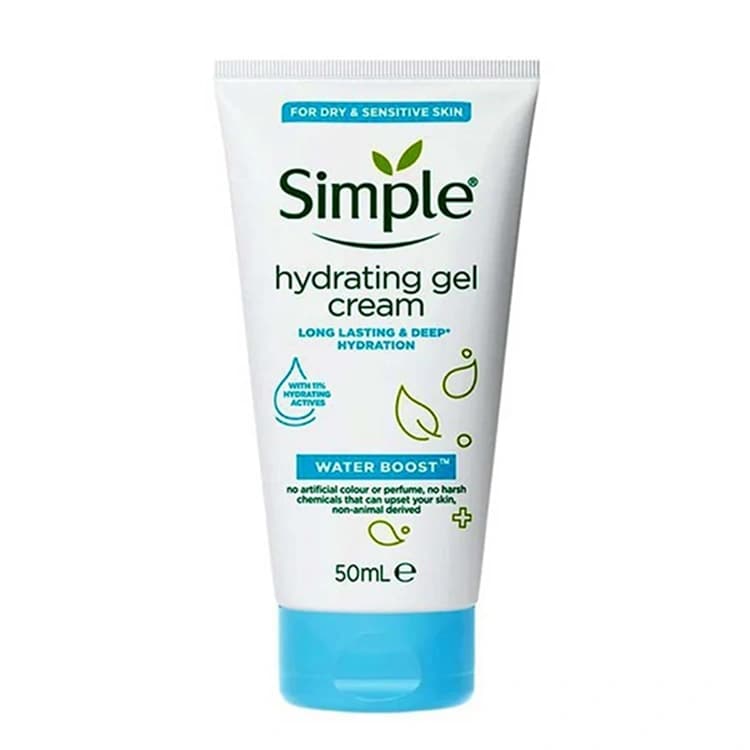 کرم آبرسان Simple مدل Hydrating Gel حجم 50 میلی لیتر