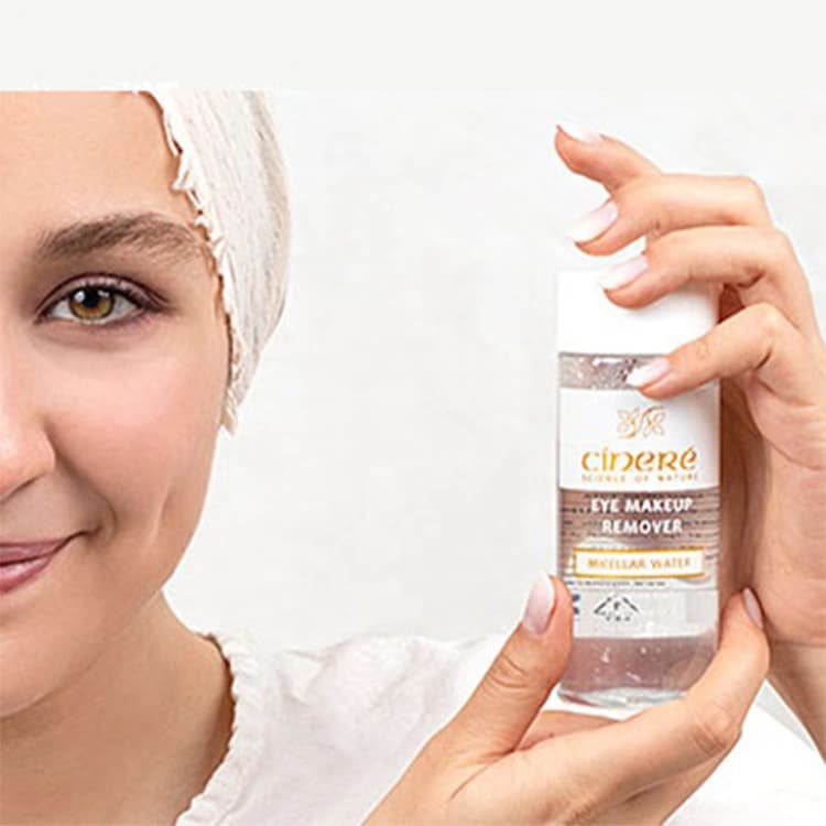 میسلار واتر Cinere مدل Eye Makeup Remover حجم 120 میلی لیتر — تصویر ۳