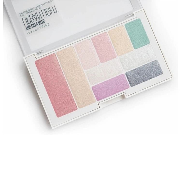 پالت سایه چشم، رژگونه و هايلايتر Maybelline مدل The City Kits Urban Light — تصویر ۳