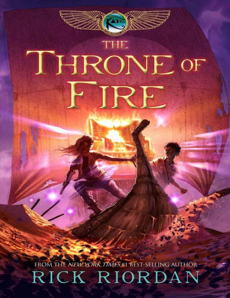 کتاب تخت آتش (The Throne of Fire) نسخه انگلیسی PDF | ریک ریوردن