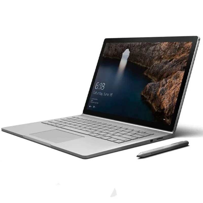 لپ تاپ استوک مایکروسافت مدل Surface Book 2 سایز 13.3 اینچی صفحه نمایش لمسی پردازنده i7 رم 16 گیگابایت 512 گیگابایت SSD گرید A+ — تصویر ۵