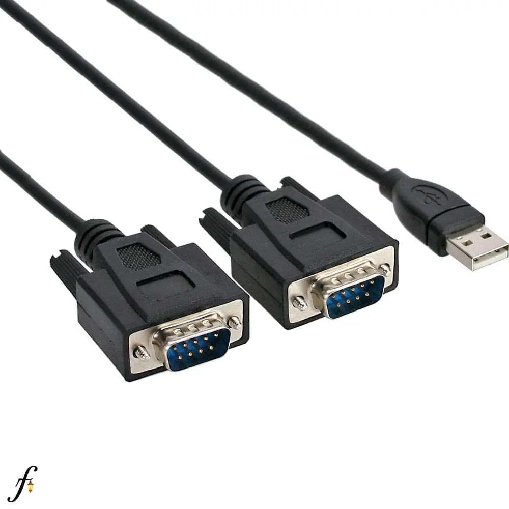 کابل تبدیل USB به دو پورت RS232 بافو مدل BF-816