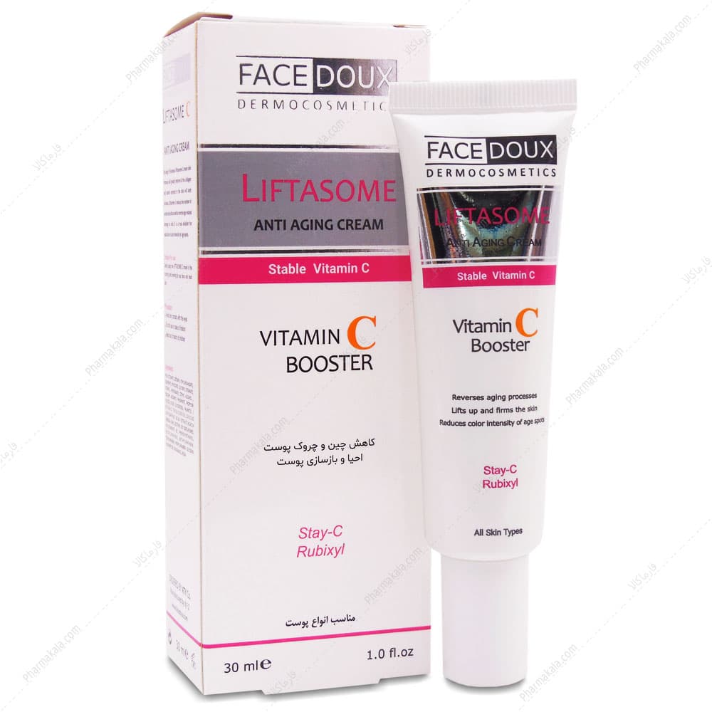کرم لیفتازوم ث LIFTASOME C انواع پوست فیس دوکس 30ml
