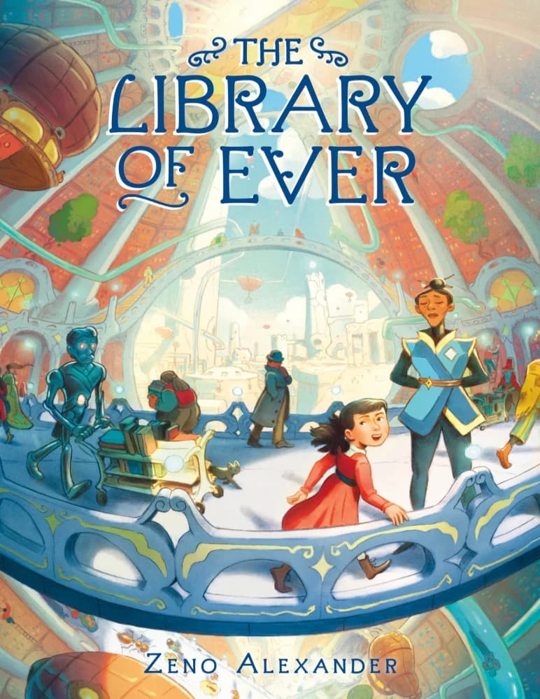 کتاب کتابخانه همیشگی (The Library of Ever) نسخه انگلیسی PDF | زنو الکساندر