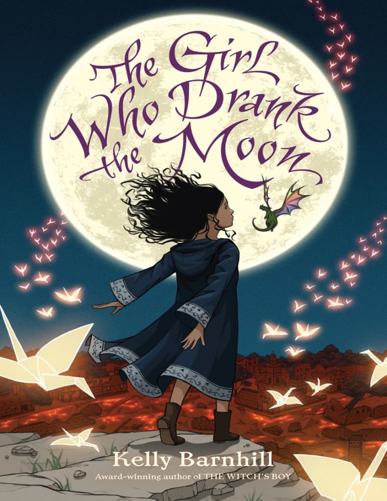 کتاب دختری که ماه را نوشید (The Girl Who Drank the Moon) نسخه انگلیسی PDF | کلی بارن هیل
