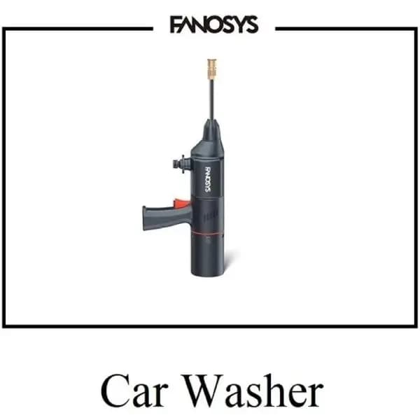 دستگاه چندکاره کارواش، جارو شارژی، پمپ باد دیجیتال و پاوربانک فانوسیس مدل Fanosys Smart Combo 4in1 — تصویر ۴