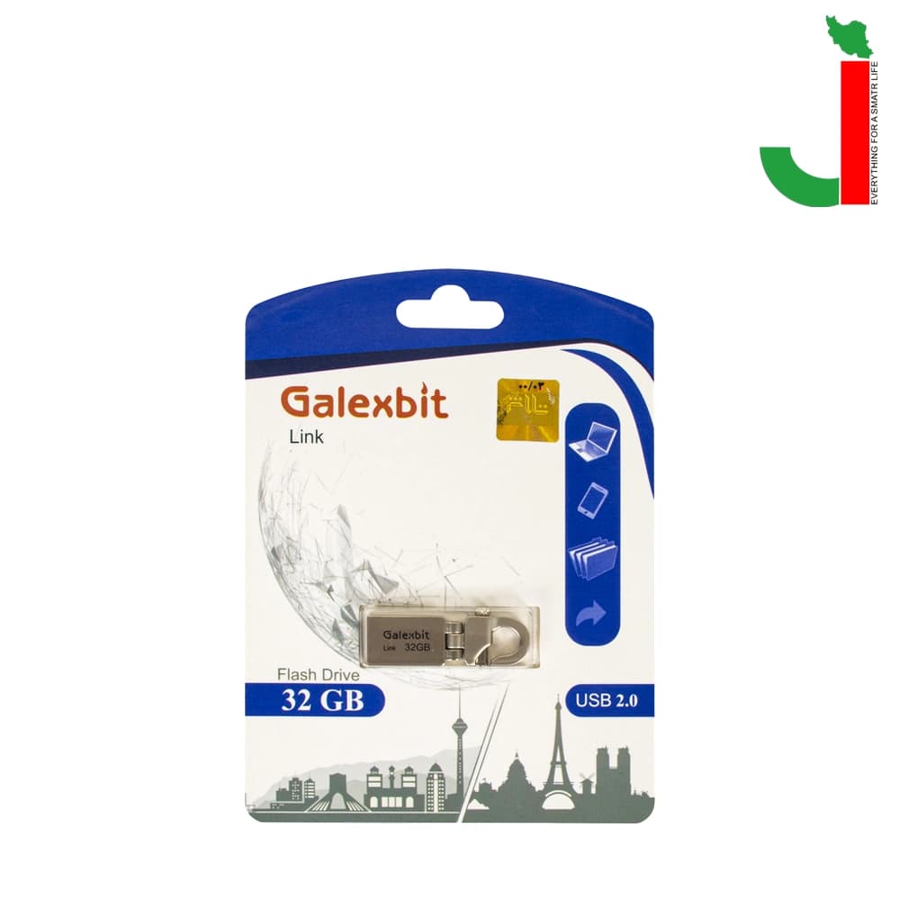 فلش گلکسبیت مدل LINK ظرفیت 32 گیگابایت USB2.0 — تصویر ۲