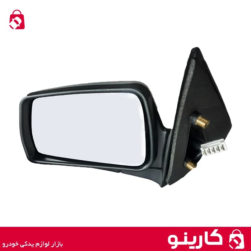 آینه جانبی سمند چپ برقی تاشو دستی با گرمکن بدون قاب ایساکو 0010111699