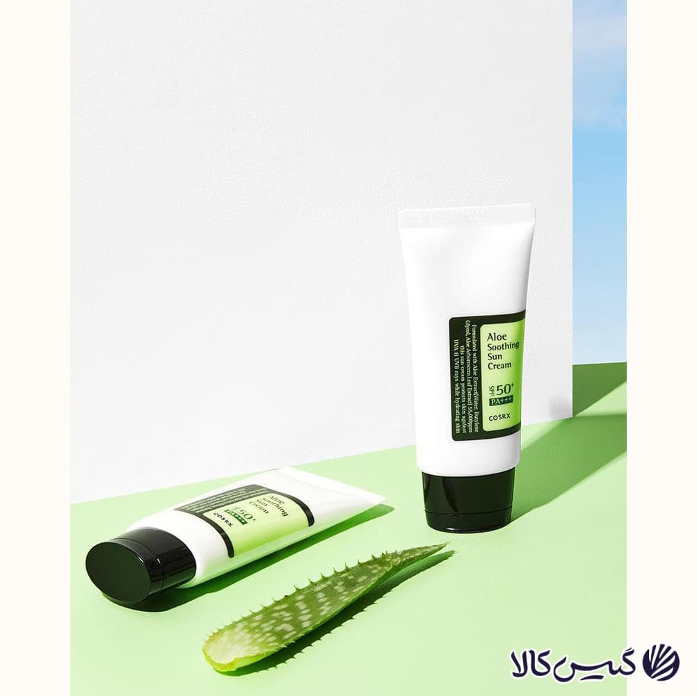 کرم ضد آفتاب آلوئه ورا کوزارکس مناسب انواع پوست SPF50 — تصویر ۴