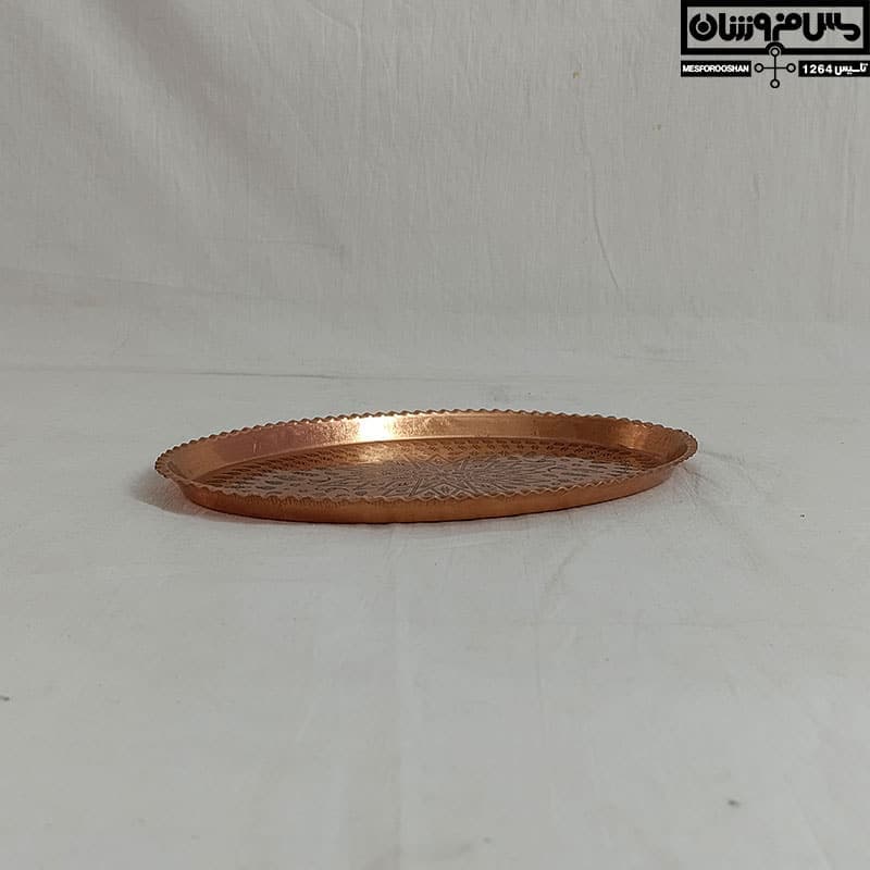 سینی مسی بیضی مدل سودابه — تصویر ۲