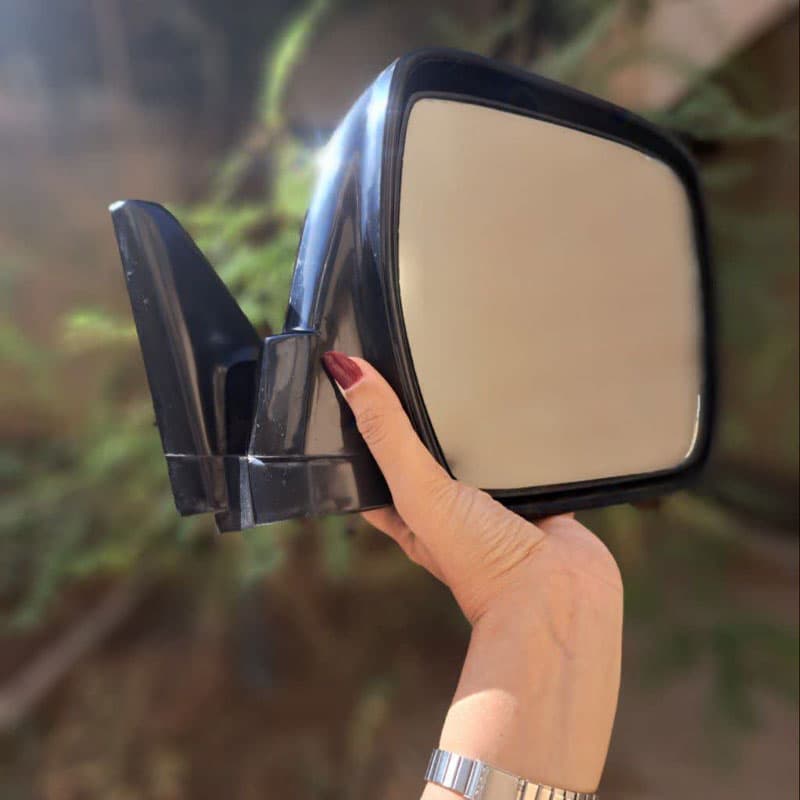 آینه بغل مزدا وانت طرح پاجرو مشکی مجموعه 2 عددی کد 2245 — تصویر ۲