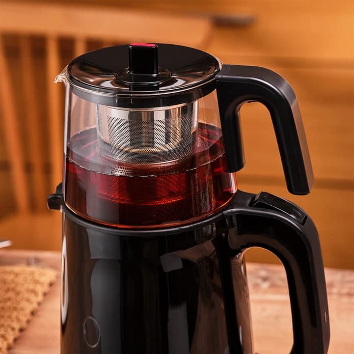 چاییساز برقی هومند مدل Royaltea 1745H رنگ مشکی — تصویر ۲