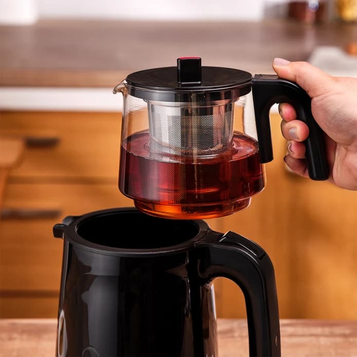 چاییساز برقی هومند مدل Royaltea 1745H رنگ مشکی — تصویر ۳