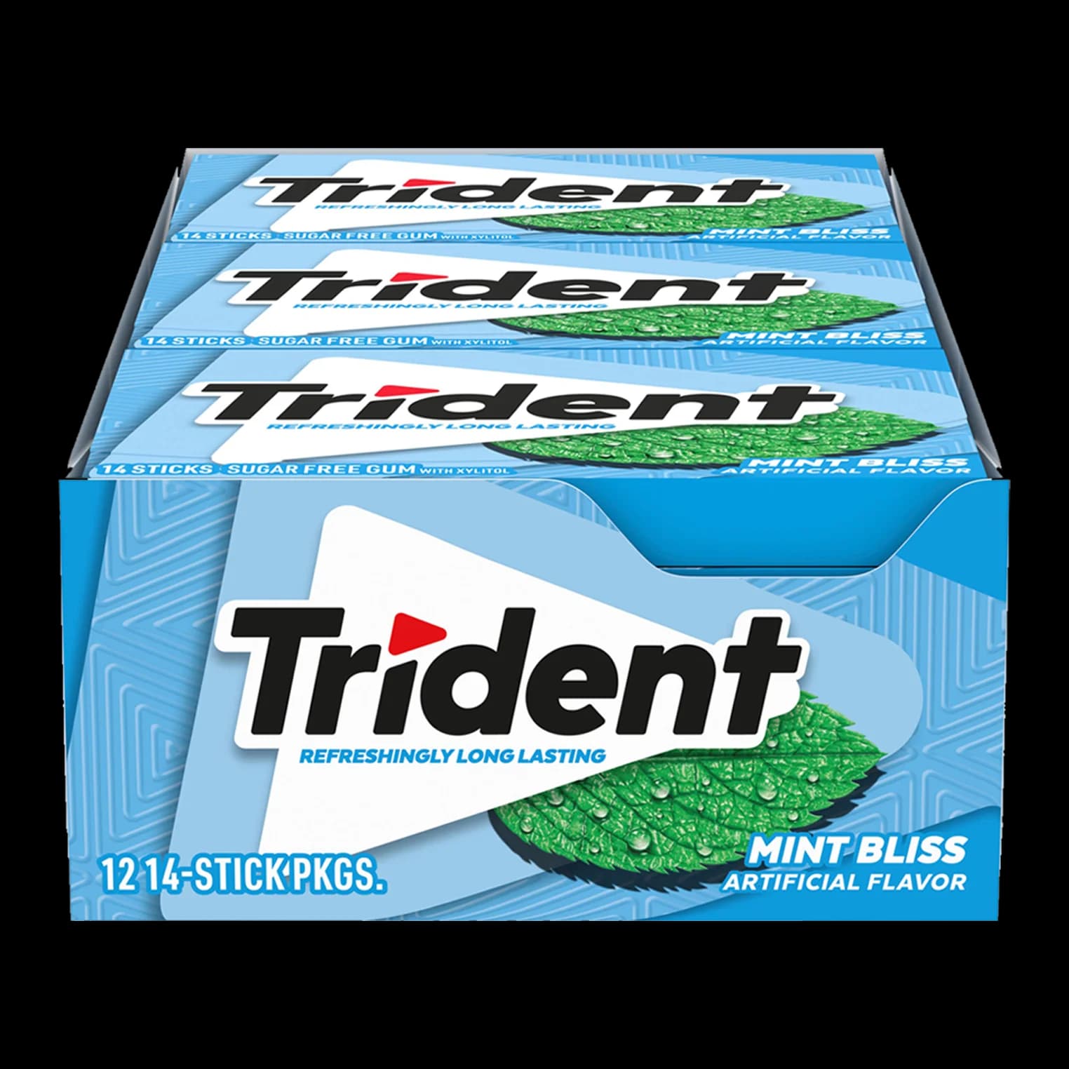باکس آدامس تریدنت نعنا Trident mint bliss gum box