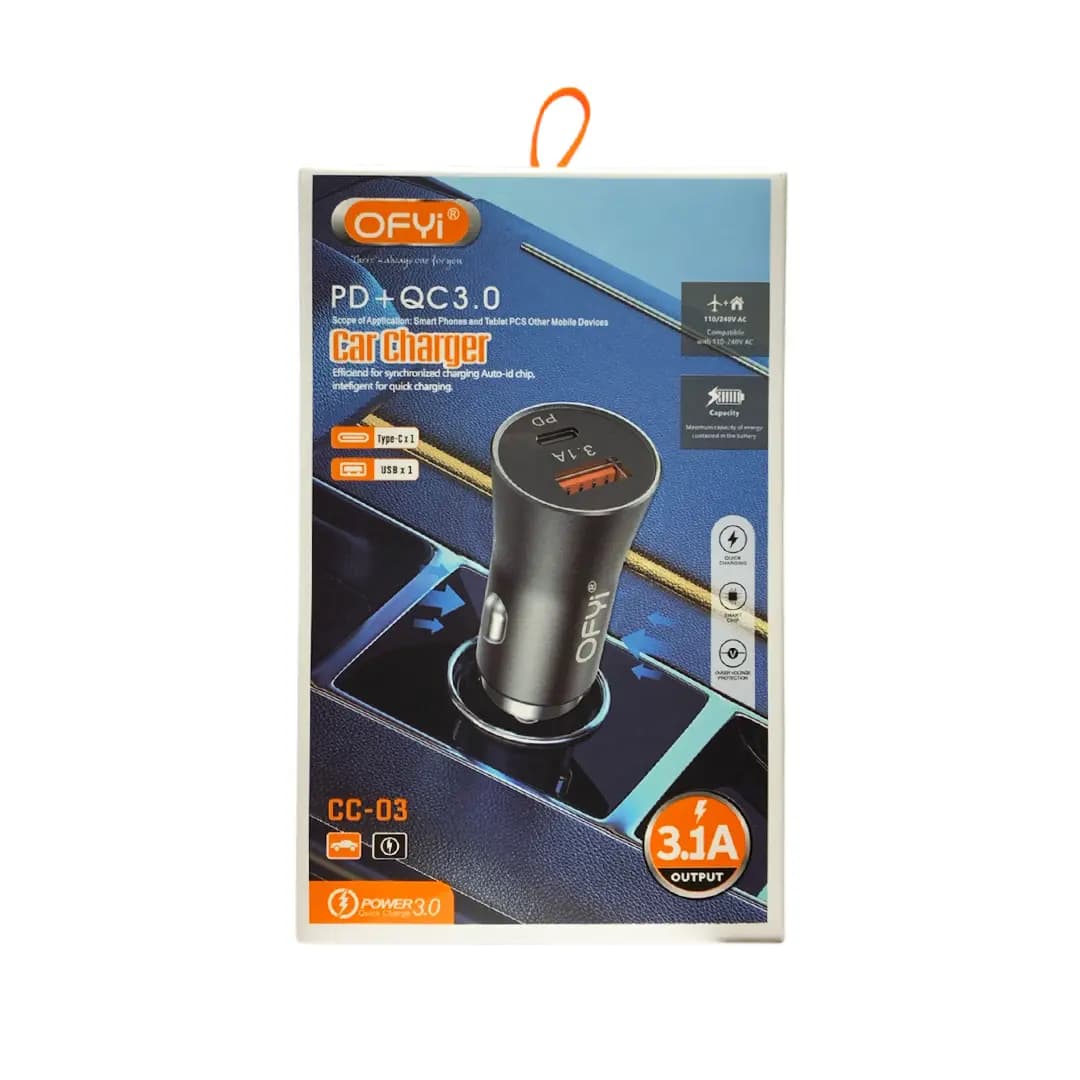 شارژر فندکی OFYI CC-03 PD — تصویر ۳