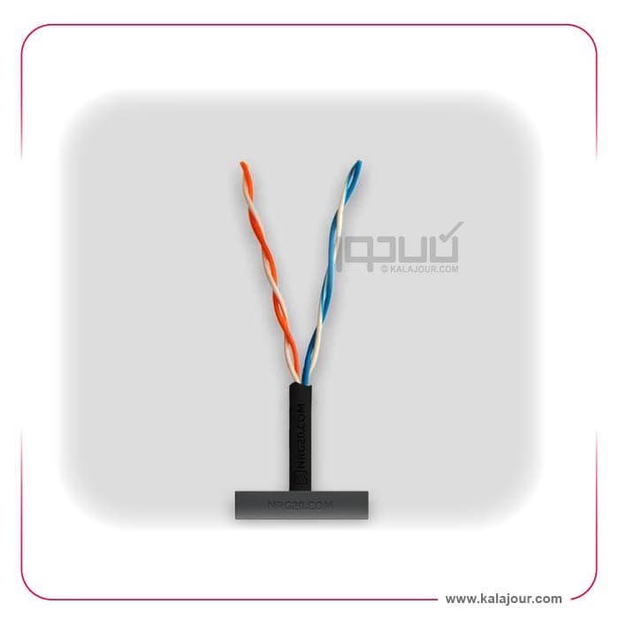کابل مخابراتی 2 زوجی زمینی CCA فویلدار 0/6*2*100 پارس صنعت — تصویر ۳