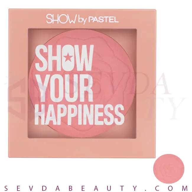 رژگونه پاستل مدل Happiness شماره 201