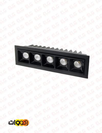 چراغ توکار خطی 12 وات دارک لایت اکووات