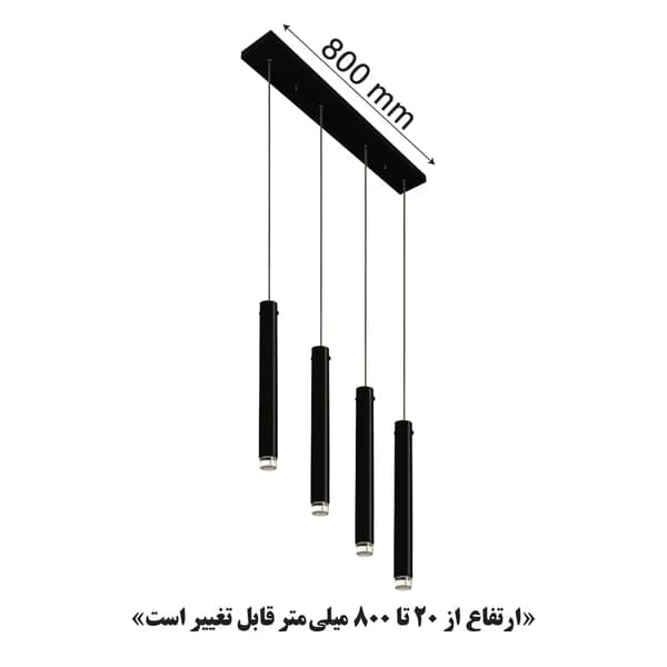 چراغ آویز چهار شعله کد 806 — تصویر ۴