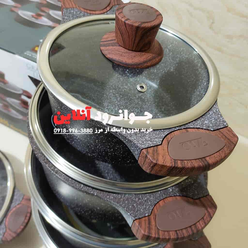 سرویس قابلمه زیو طرح ونوس 10 پارچه Venos Z-7130 کرایه در محل — تصویر ۲